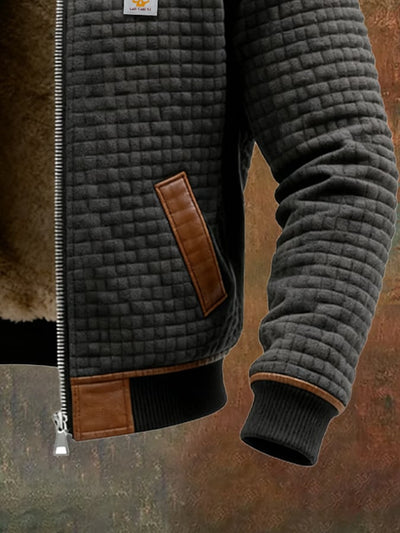 Stanisław™ | KURTKA STRUKTURALNA Z WYSOKIM KOŁNIERZEM