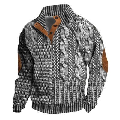 Renaud | Drukowany sweter