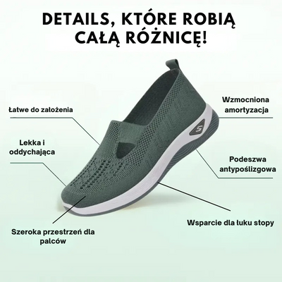 Gosia – Damskie trampki ortopedyczne Comfort