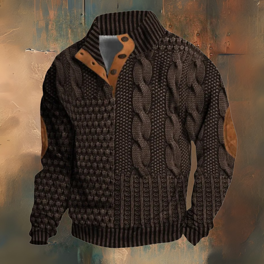 Renaud | Drukowany sweter