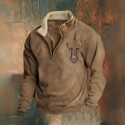 Laurent | Pulower z półzamkiem