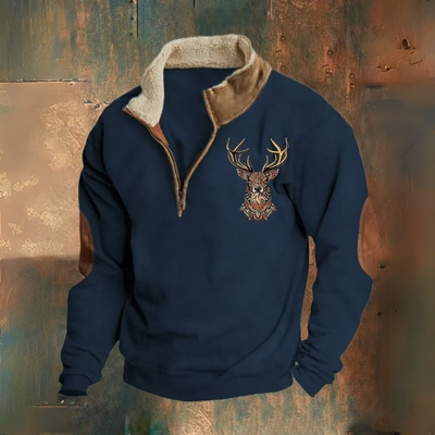 Laurent | Pulower z półzamkiem