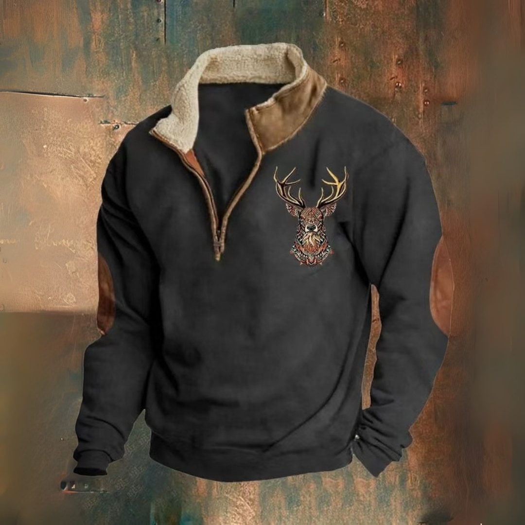 Laurent | Pulower z półzamkiem