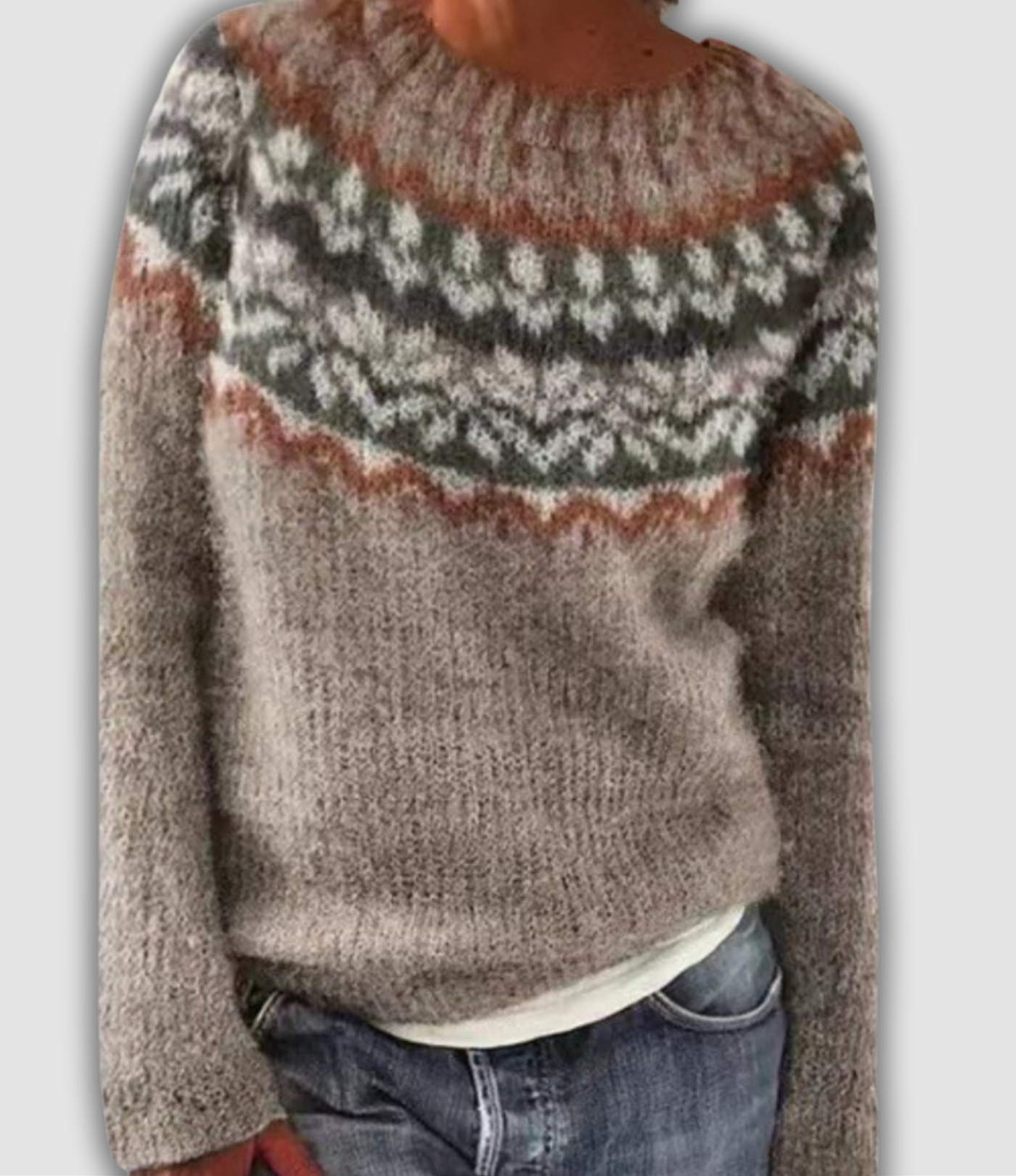 Megan™ - Przytulny Retro Sweter