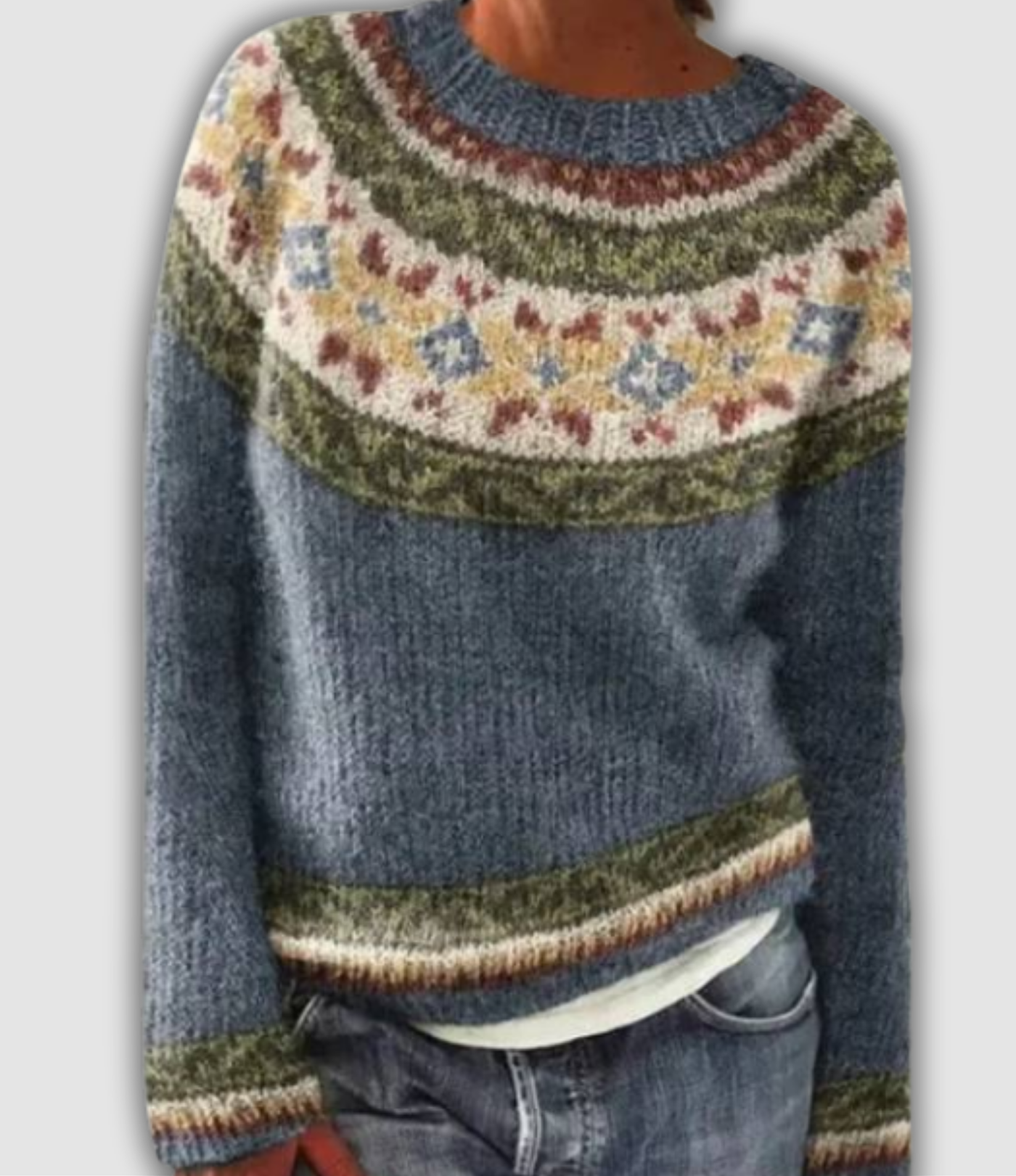 Maya™ - Stylowy Retro Sweter