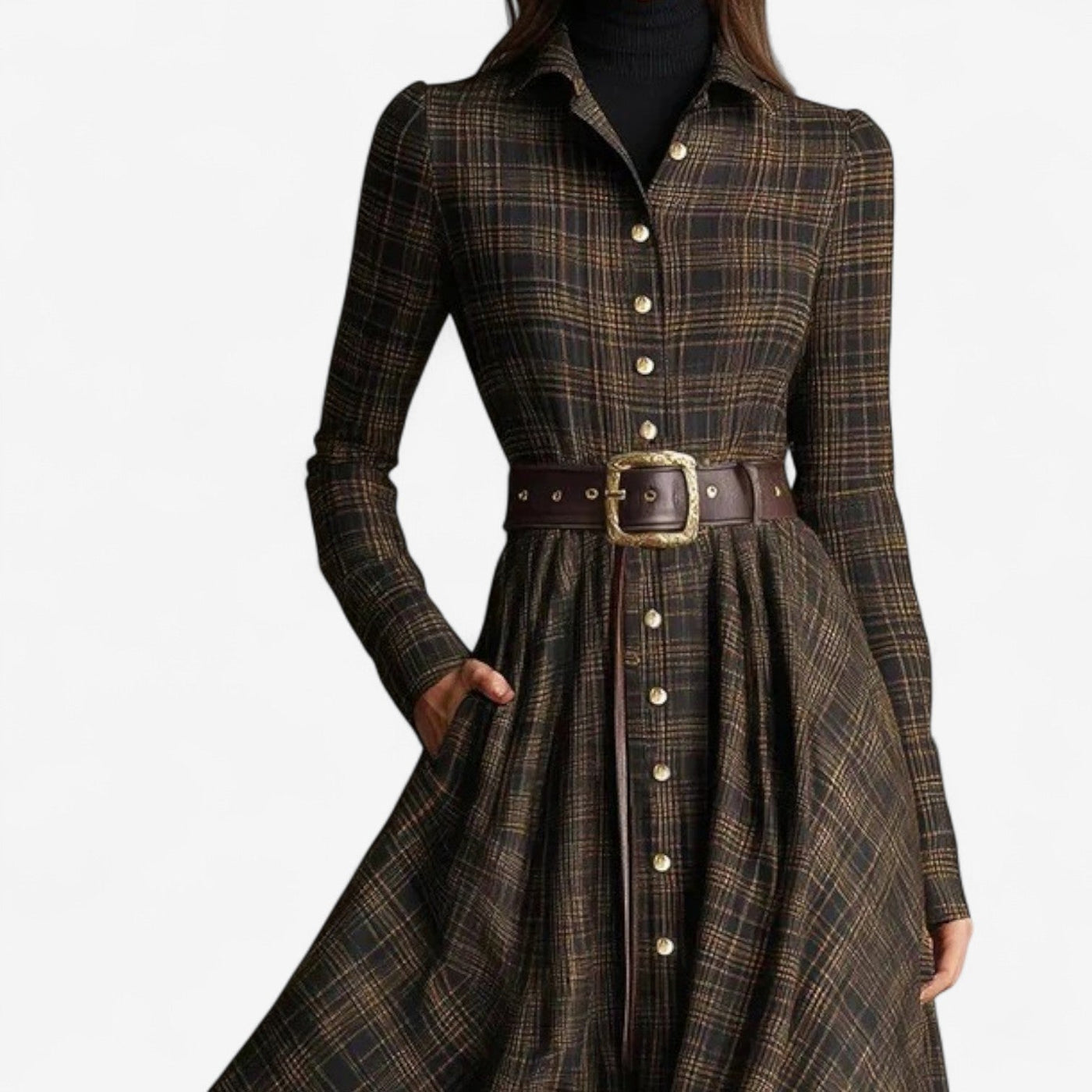 Sukienka Maxi Ivy z Vintage Inspiracją